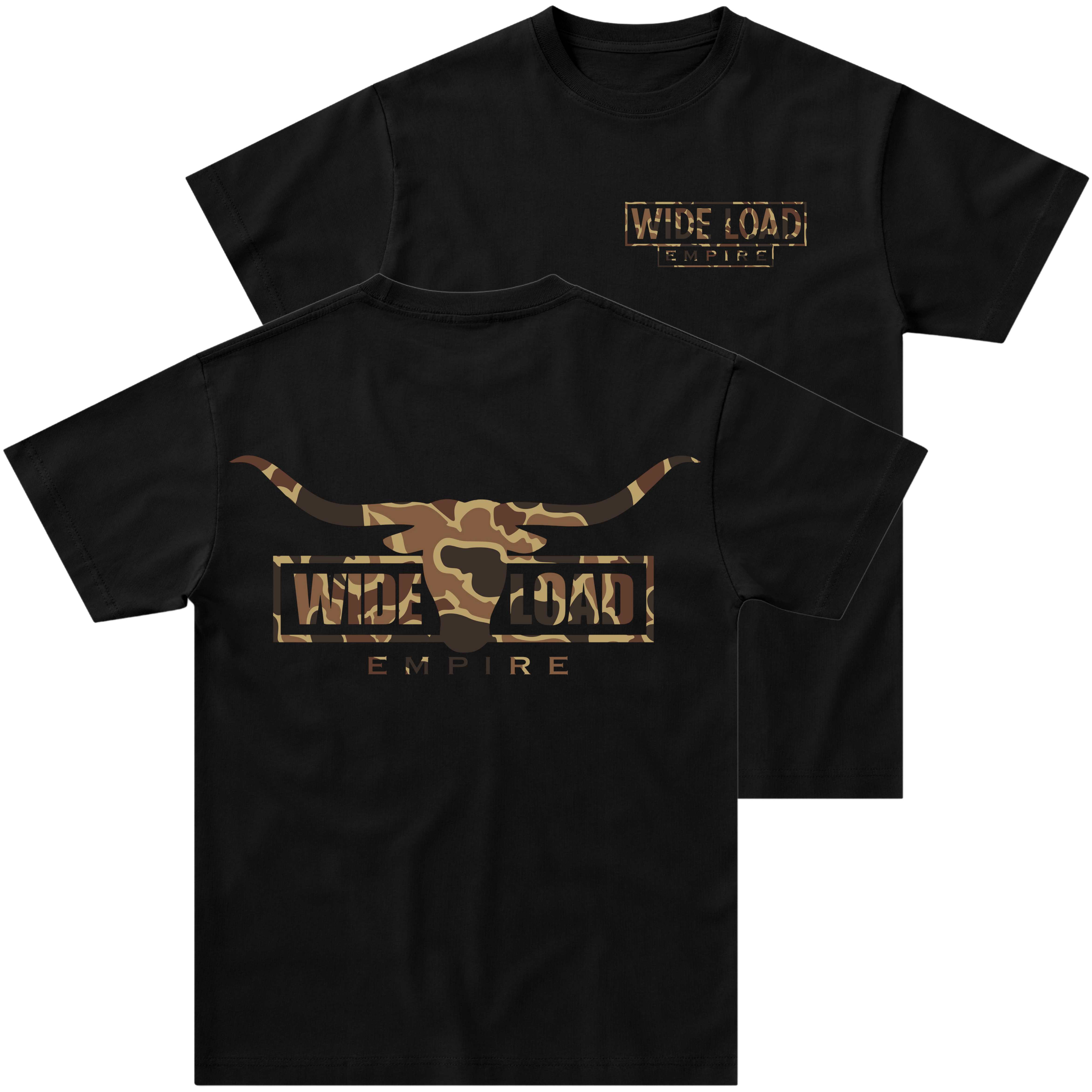 Camo Longhorn Tee
